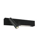 Archi LED 3+6W 480lm 3000K Ra80 220-240V IP20 negru