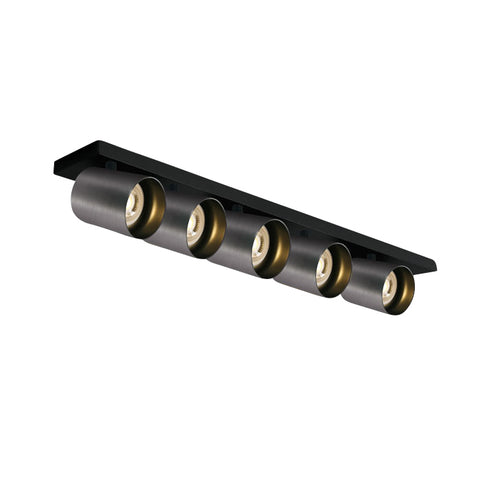Acrux 5x10W 100-240V GU10 IP20 metal gri