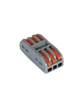 Conector rapid cu orificiu traversant 32A, 2x L-N-PE