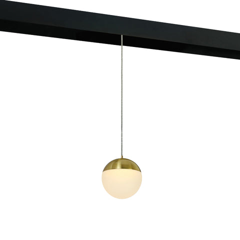 Ball PL LED 10W 700lm 930 IP20 48VDC alamă periată