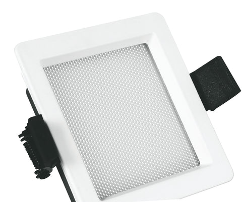Lecce SQ LED 10W 1100lm 3K-4K-6K UGR<19 230V IP44 alb