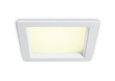 Lecce SQ LED 10W 1100lm 3K-4K-6K UGR<19 230V IP44 alb