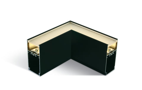 Ecke 8W 680lm 3000K UGR<19 for gama LINEAR A negru