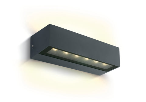 Mimoza LED 2x6W 720lm 3000K IP65 IK07 230V antracit