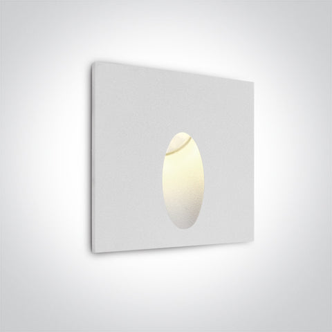 Zoe-Q LED 3W 3000K, IP54, alb