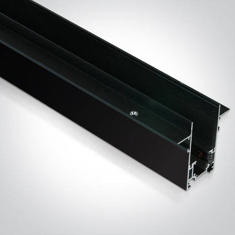 Profil magnetic încastrat Vigo II 2m on/off și Dali negru