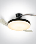 Fanlight-1 32W 3500lm 3K-4K-5,5K CRI85 Dimm IP20 230V negru