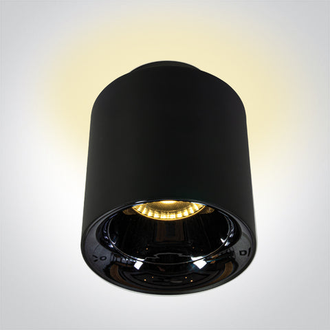 Eleganti LED 10W+2W 1000lm CRI90 3000K 60° IP20 230V negru