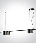 Sigo 5x7W MR16 GU10 110-240V negru L=1000mm