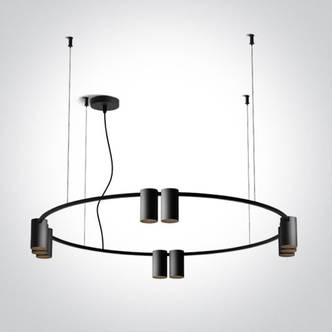 Sigo RD 10x7W MR16 GU10 110-240V negru