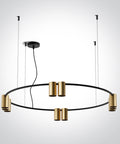 Sigo RD 10x7W MR16 GU10 110-240V negru-alama