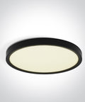 LED plat 32W 2560lm CCT CRI80 IP20 230V negru