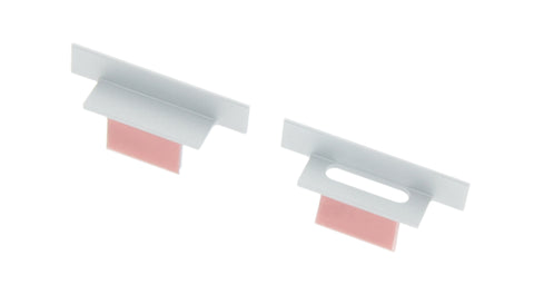 Profile end cap LBU flat with longhole