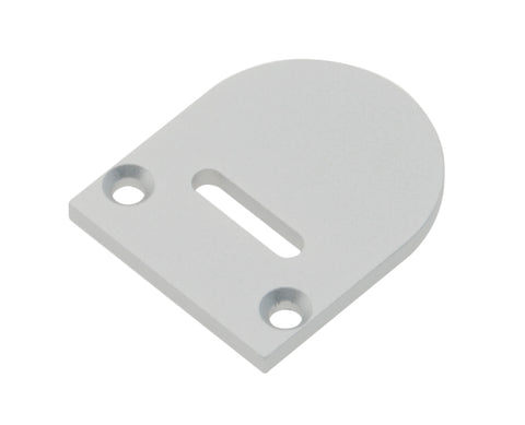 Profile endcap TBK round with cable entry incl. screws