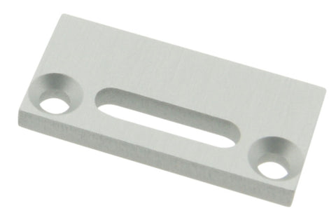 Profile end cap TBF flat with longhole for cable