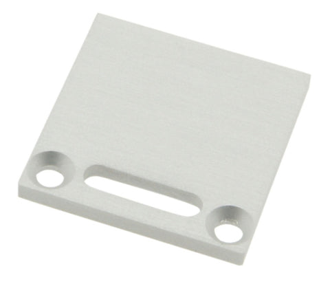 Profile end cap TBF angular with longhole for cable