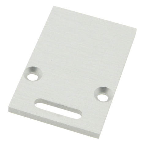 Profile end cap TBR flat with longhole for cable