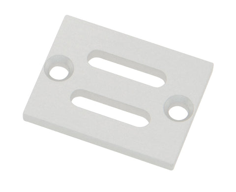 Profile endcap TBH flat with cable entry incl. screws