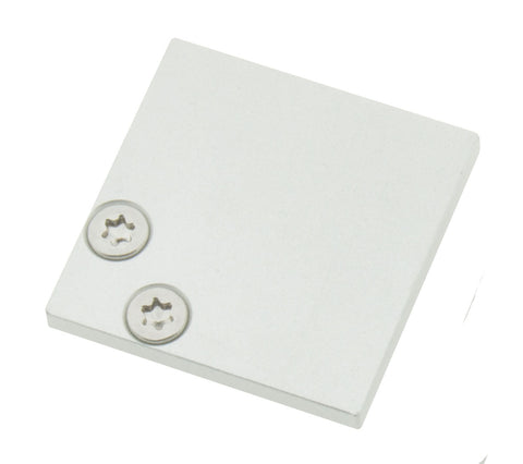 Profile end cap SPL square closed incl. screws