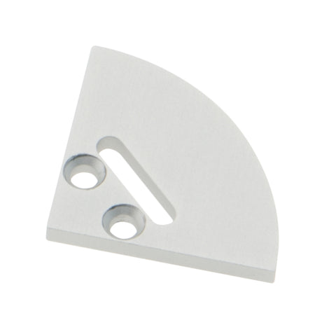 Profile endcap SPL round with cable entry, incl. screws