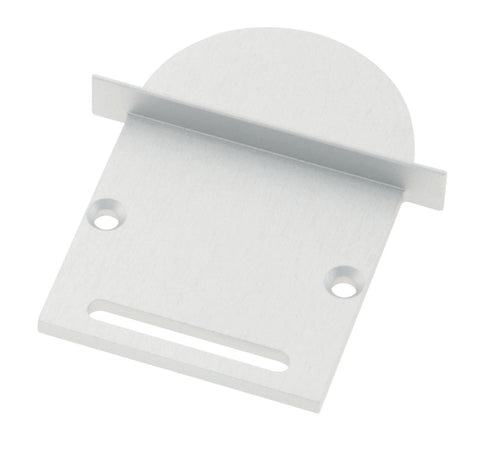 Profile end cap CLI round with longhole incl. Screws