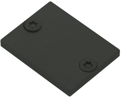 Capac profil TBL plat inchis incl. Șuruburi negre