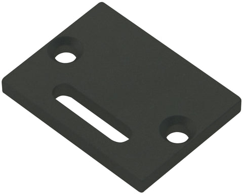 Capac profil TBL plat cu intrare cablu incl. Șuruburi negre