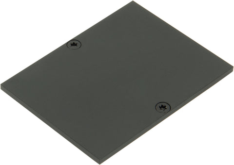 Capac profil MFR plat incl. Șuruburi negre
