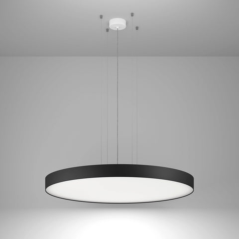 Round 90 PD DI 86W 12904lm 830 OP on/off negru Ø-950