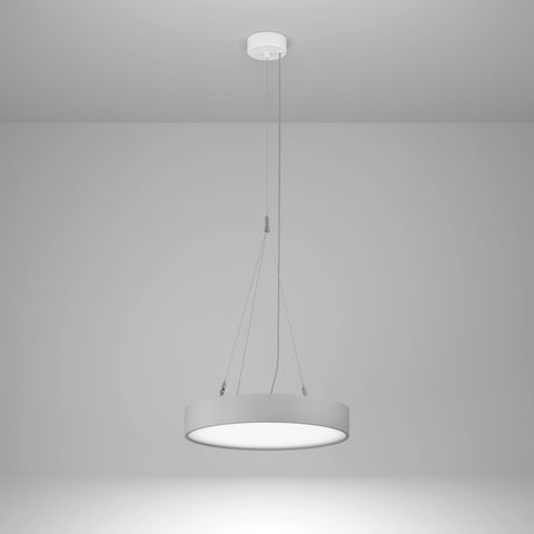 Round 90 PD DI 15,5W 1964lm 830 OP on/off argintiu Ø-450