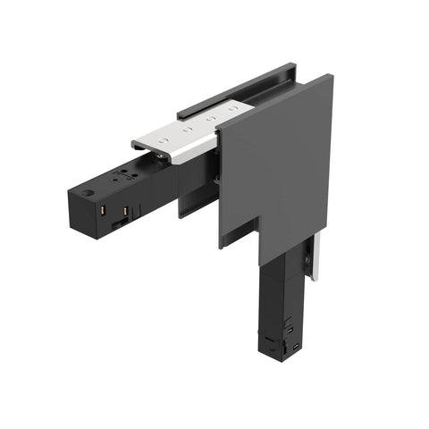48V BASIC TRACK L-CORNER VER. NEGRU