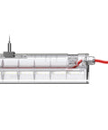 DEVO LOFT LED 1245 24W 3750lm 830 reflect PC IP20 cablu rosu