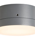 Zelda LED Round Large 12W 740lm 3000K ECG IP54 antracit