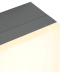 Zelda LED Square Large 12W 740lm 3000K ECG IP54 antracit