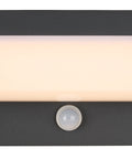 ILAS LED PIR 12,5W 750lm 3000K ECG IP54 antracit