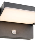 ILAS LED PIR 12,5W 750lm 3000K ECG IP54 antracit