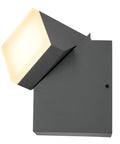 Evo LED Square Up 8W 400lm 3000K ECG IP54 antracit