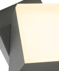 Evo LED Square Up 8W 400lm 3000K ECG IP54 antracit