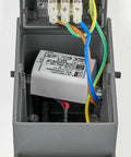 Evo LED Square Up 8W 400lm 3000K ECG IP54 antracit