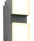 Evo LED Square Up/Down 12,5W 750lm 3000K ECG IP54 antracit