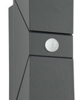 Evo LED Square Up/Down PIR 12,5W 750lm 3000K IP54 antracit