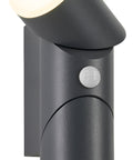 Evo LED Round Up/Down PIR 12,5W 750lm 3000K IP54 antracit