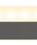 Naos LED Medium Up/Down 13W 650lm 3000K ECG IP54 antracit