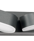 Lea LED Double 13W 600lm 3000K ECG IP54 antracit
