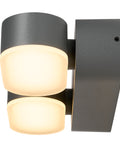 Lea LED Double 13W 600lm 3000K ECG IP54 antracit