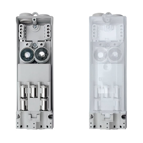 Cutie cu fuzibile stâlp 2xE14 2+3 cablu 5x16