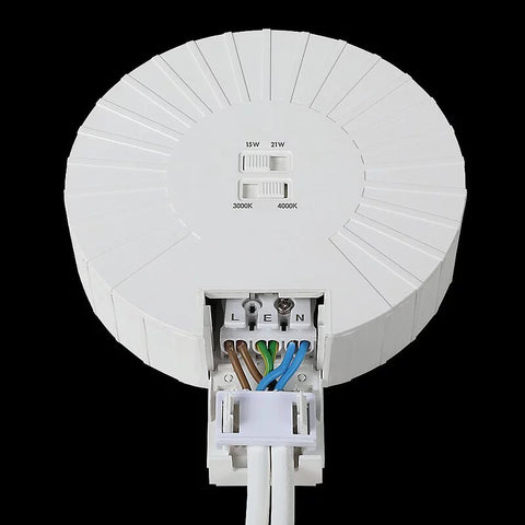 Downlight Actor XL 15/21W 830/840 133lm/W, IP54, Ø-250mm, WH