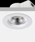 Downlight Actor XS 5,5/8W 830/840 115lm/W, IP54, Ø-123mm, WH