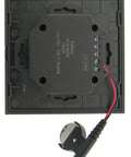 LED RF Controller Mono - wall transmitter black