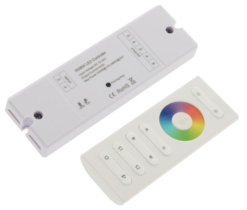 LED RF Controller RGBW Set Receiver + remote control